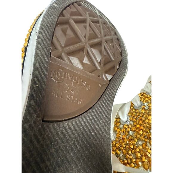 NEW! Converse Chucks Custom Bling Low Top Sneakers Women's Sz. 10 - Picture 12 of 14